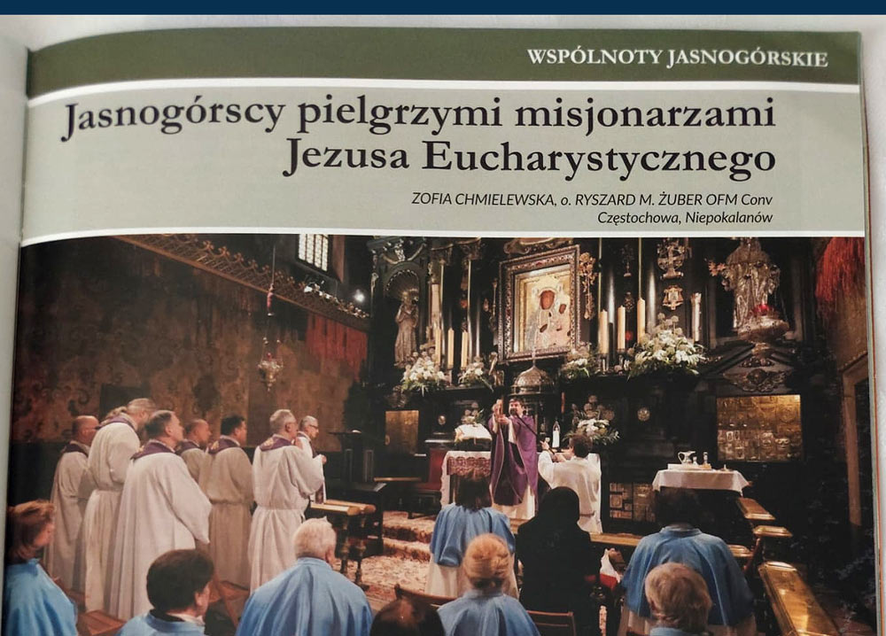 Jasnogórscy Pielgrzymi Misjonarzami Jezusa Eucharystycznego